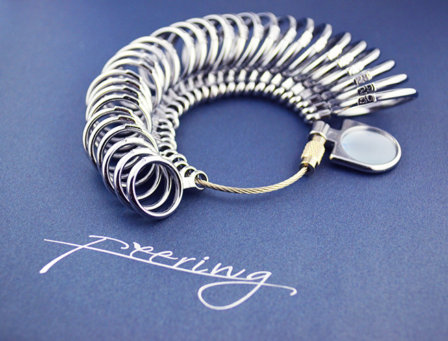 リングゲージもお届けしますの画像