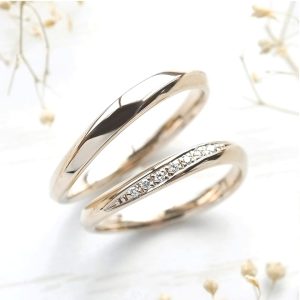 K18シャンパンゴールド結婚指輪